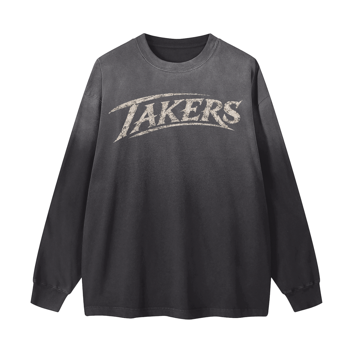 Gradient Washed Long Sleeve T-Shirt